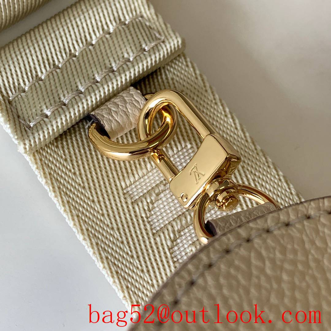 Louis Vuitton LV Monogram Papillon BB Leather Bag Handbag M45708 Beige