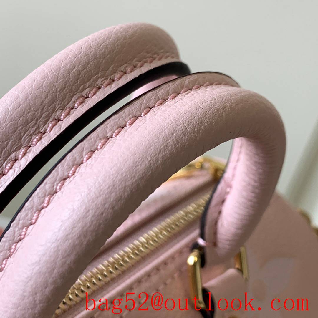 Louis Vuitton LV Monogram Papillon BB Leather Bag Handbag M45707 Pink