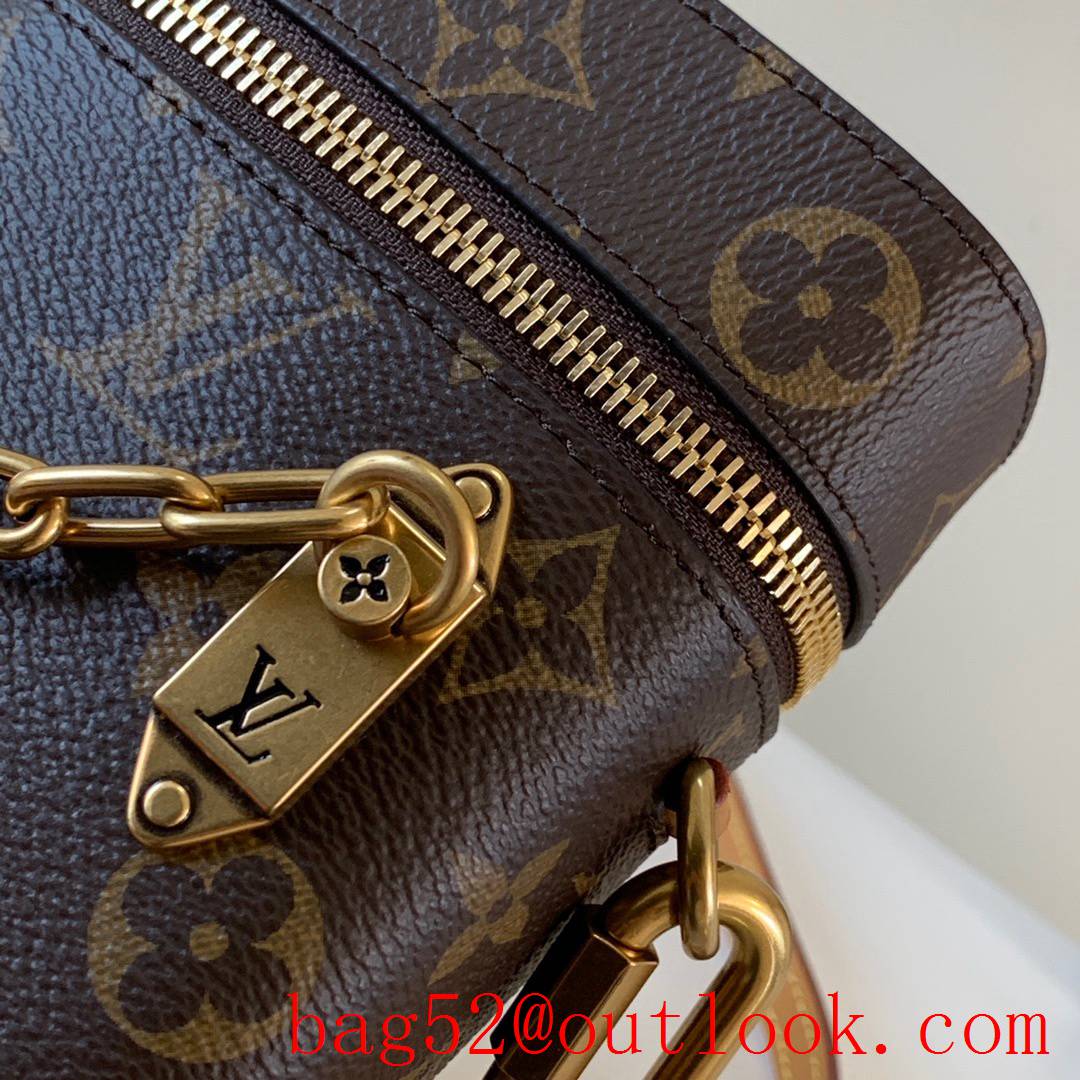 Louis Vuitton LV Monogram Canvas Phone Box Shoulder Bag M44914 Brown
