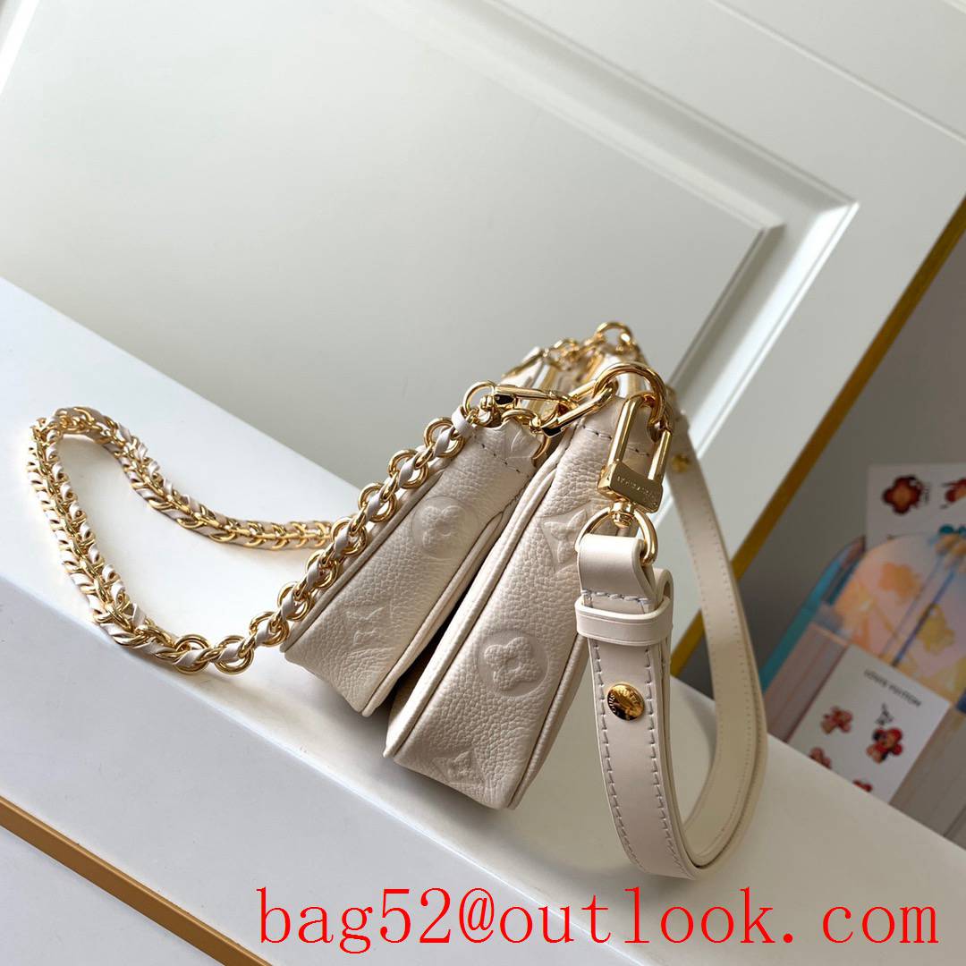 Louis Vuitton LV Multi Pochette Accessoires Shoulder Bag M80447 Cream