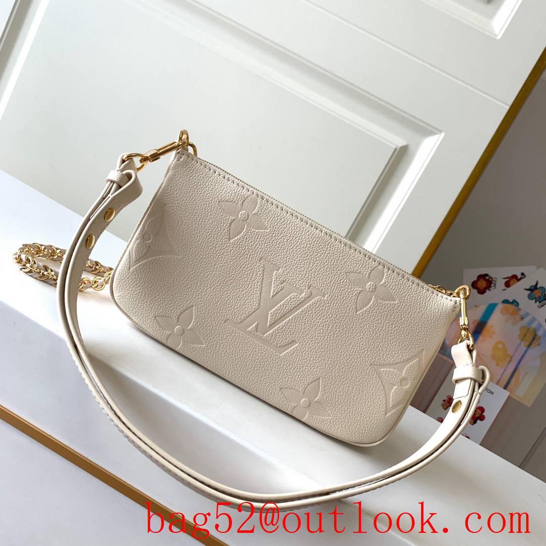 Louis Vuitton LV Multi Pochette Accessoires Shoulder Bag M80447 Cream