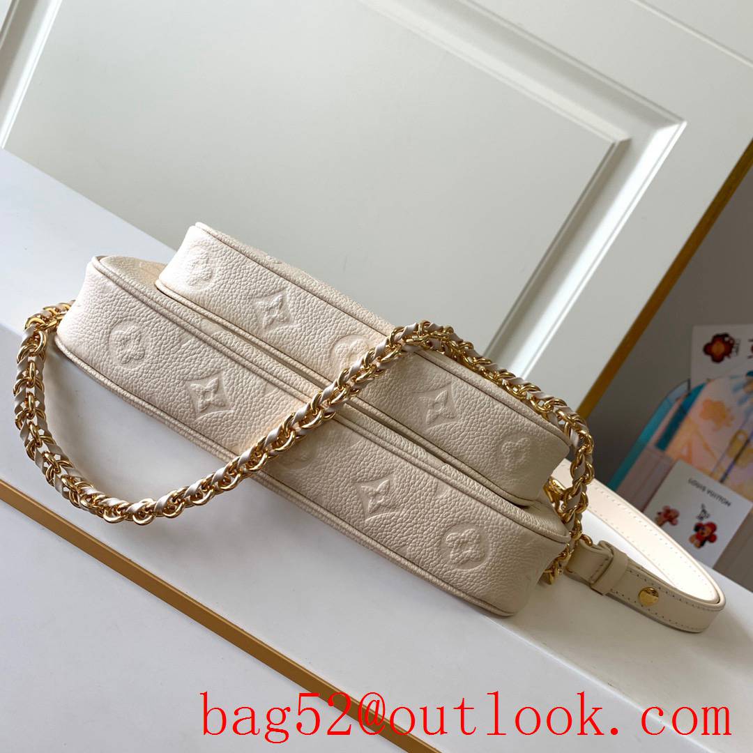 Louis Vuitton LV Multi Pochette Accessoires Shoulder Bag M80447 Cream