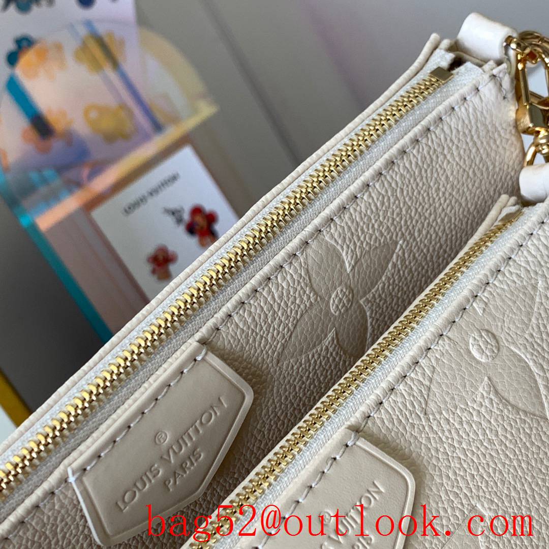 Louis Vuitton LV Multi Pochette Accessoires Shoulder Bag M80447 Cream