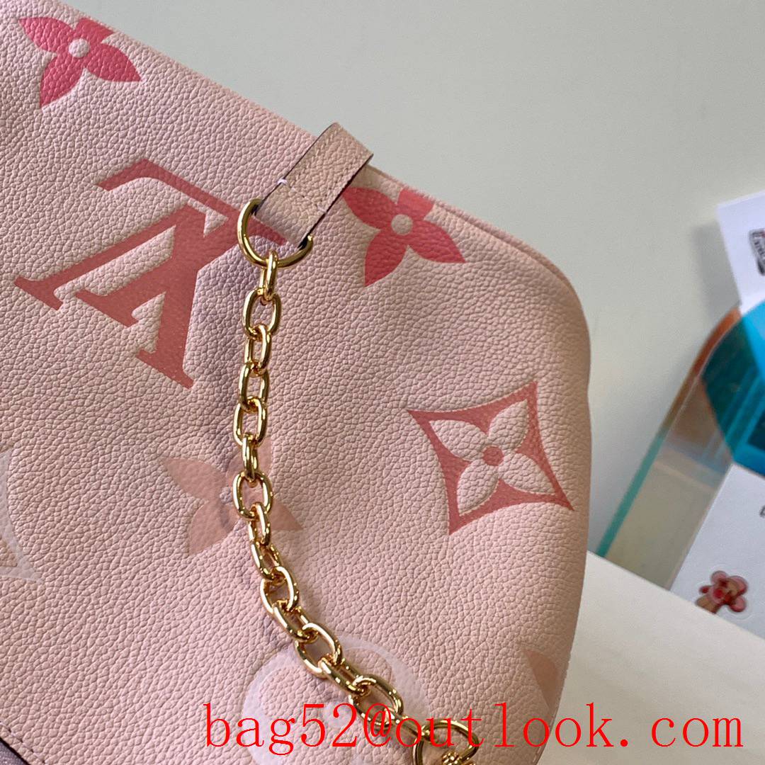 Louis Vuitton LV Monogram Marshmallow Hobo Leather Bag Handbag M45697 Pink