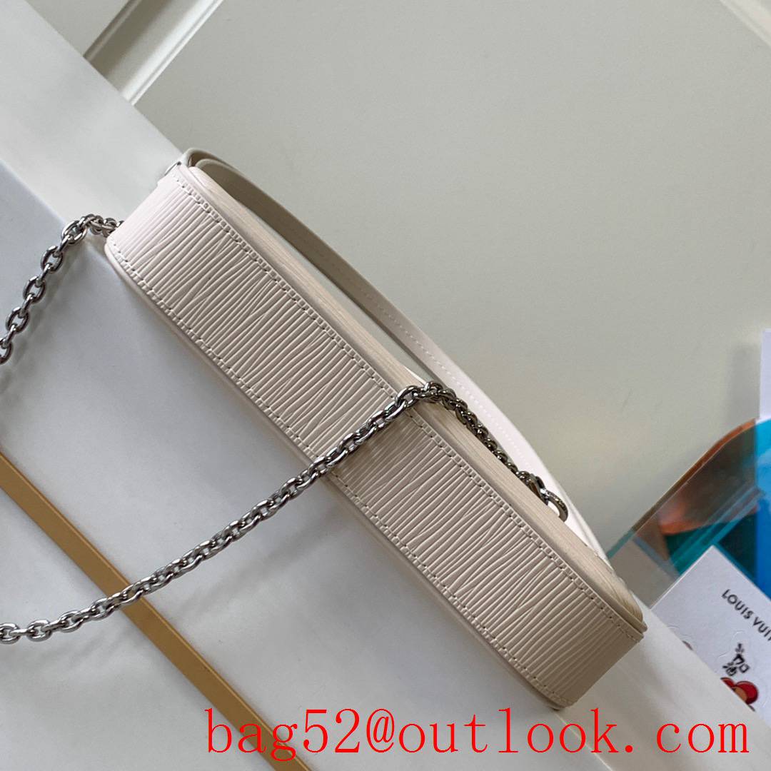 Louis Vuitton LV Easy Pouch On Strap Shoulder Bag With Chain M80479 Cream