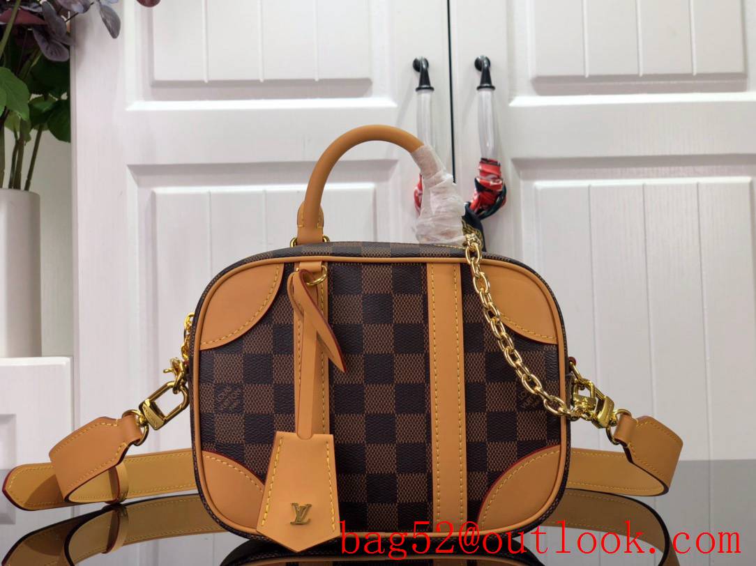 Louis Vuitton LV Valisette Souple BB Shoulder Bag Handbag N50065 Tan