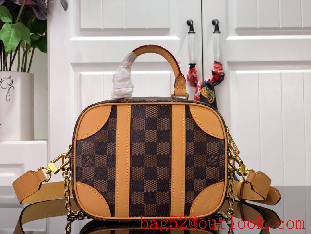 Louis Vuitton LV Valisette Souple BB Shoulder Bag Handbag N50065 Tan