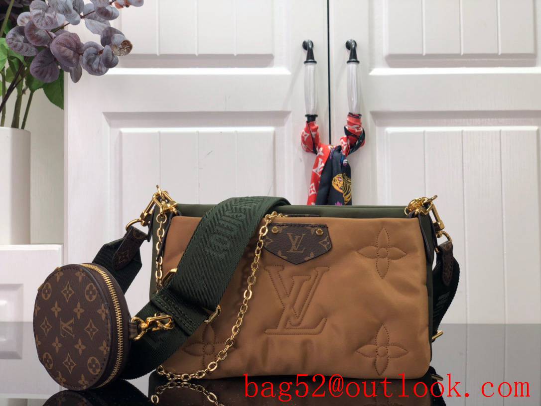 Louis Vuitton LV Multi Pochette Accessoires Shoulder Bag M58977 Brown