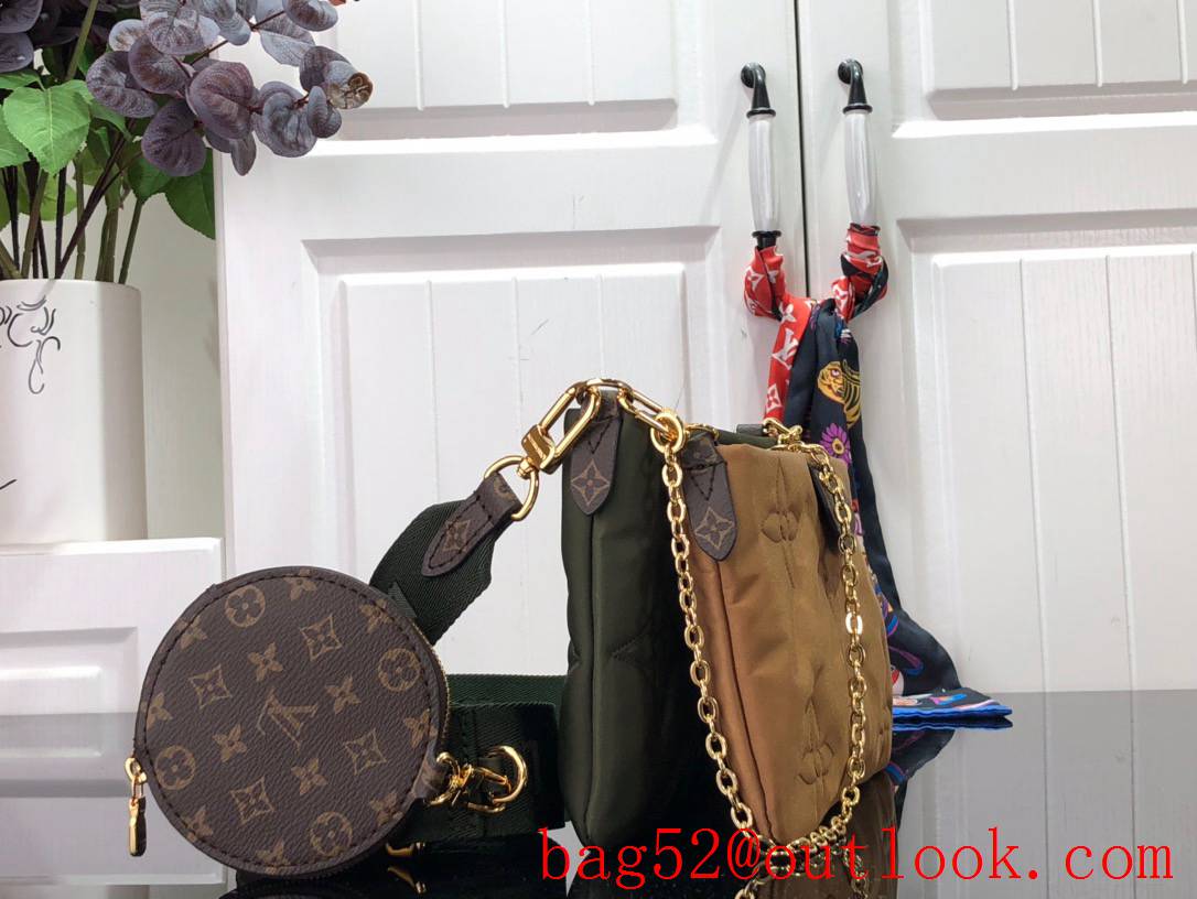 Louis Vuitton LV Multi Pochette Accessoires Shoulder Bag M58977 Brown