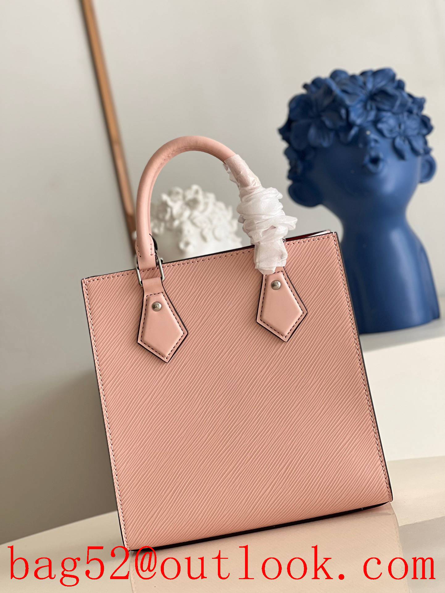 Louis Vuitton LV Epi Leather Sac Plat BB Tote Bag Handbag M58659 Pink