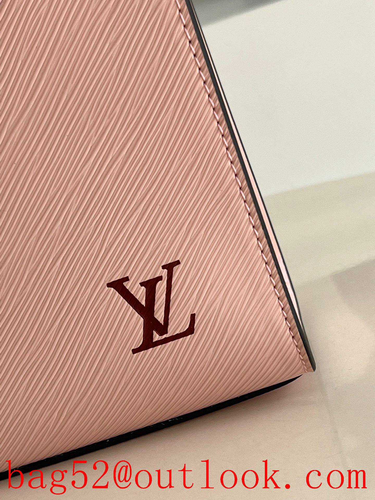 Louis Vuitton LV Epi Leather Sac Plat BB Tote Bag Handbag M58659 Pink