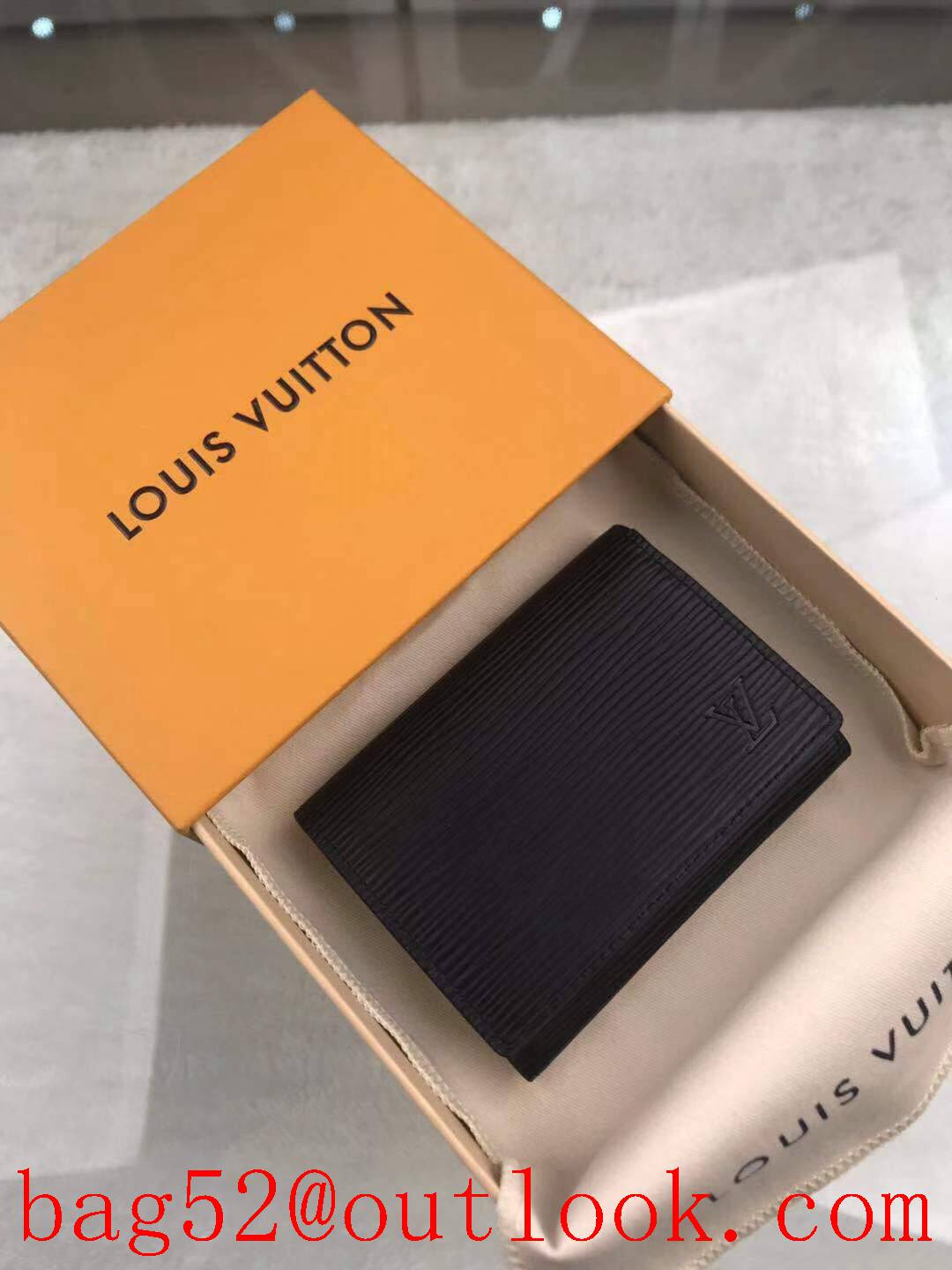 LV Louis Vuitton baby eip black Business card holder wallet purse M62292