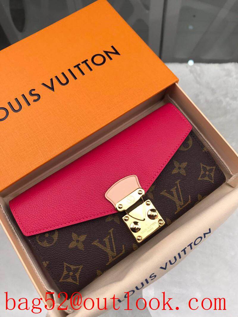 LV Louis Vuitton long monogram S lock wallet purse M62399