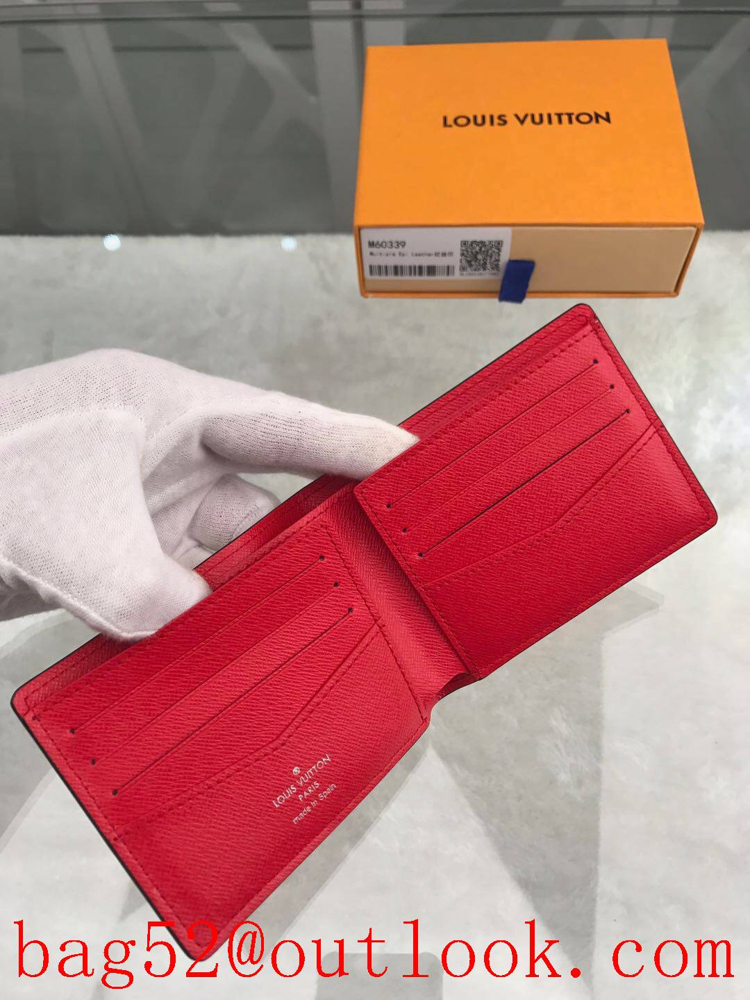 LV Louis Vuitton epi supreme short wallet purse M60339