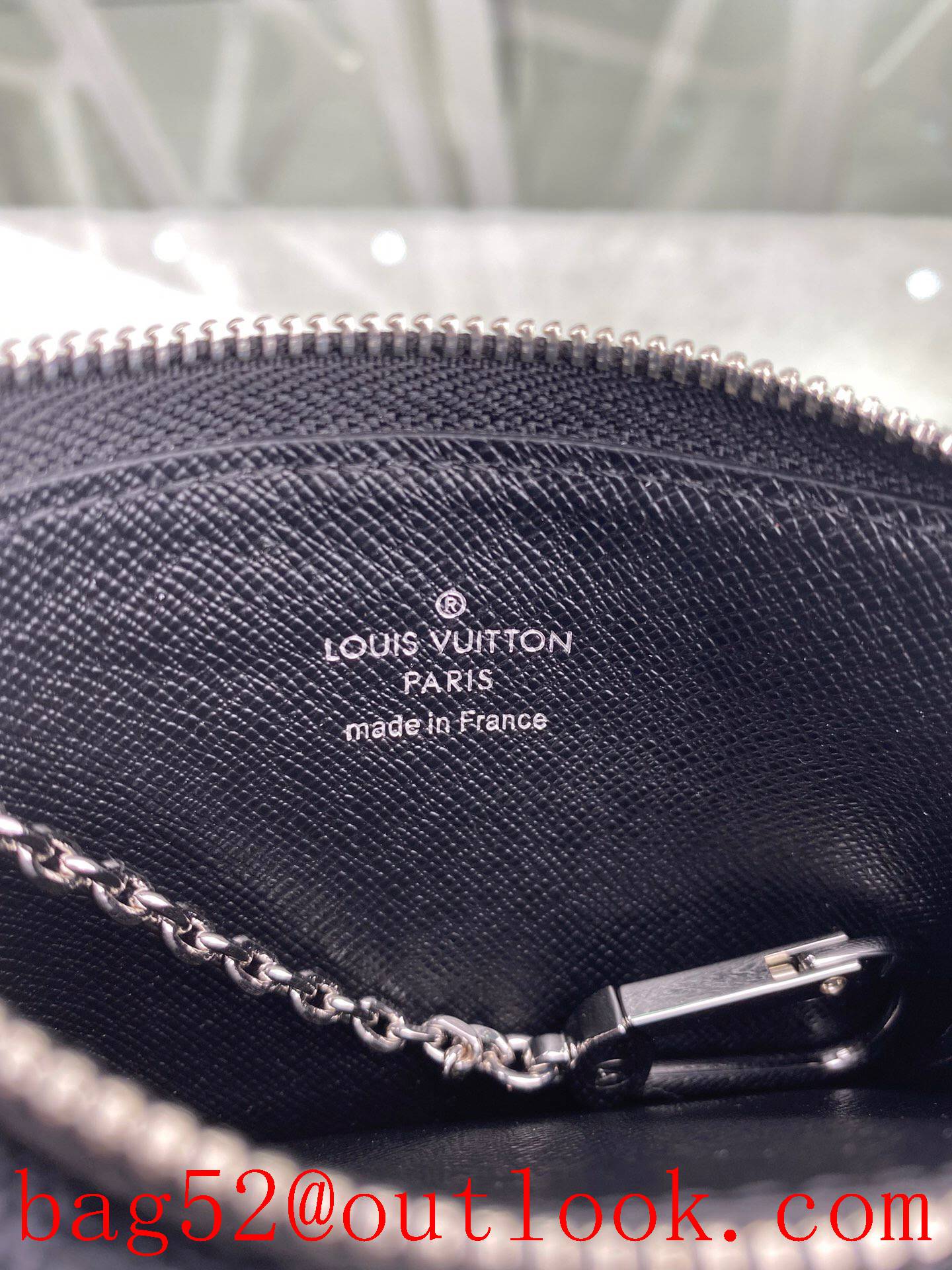 LV Louis Vuitton small Recto Verso Damier Graphite card holder wallet Coin Purse N69431
