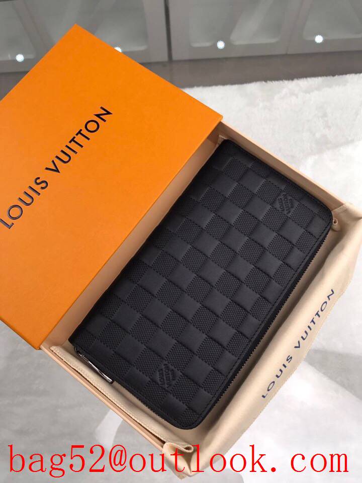 LV Louis Vuitton x-large cowhide damier zipper wallet purse N60003
