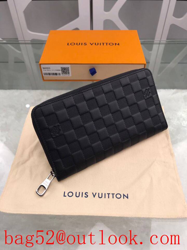 LV Louis Vuitton x-large cowhide damier zipper wallet purse N60003