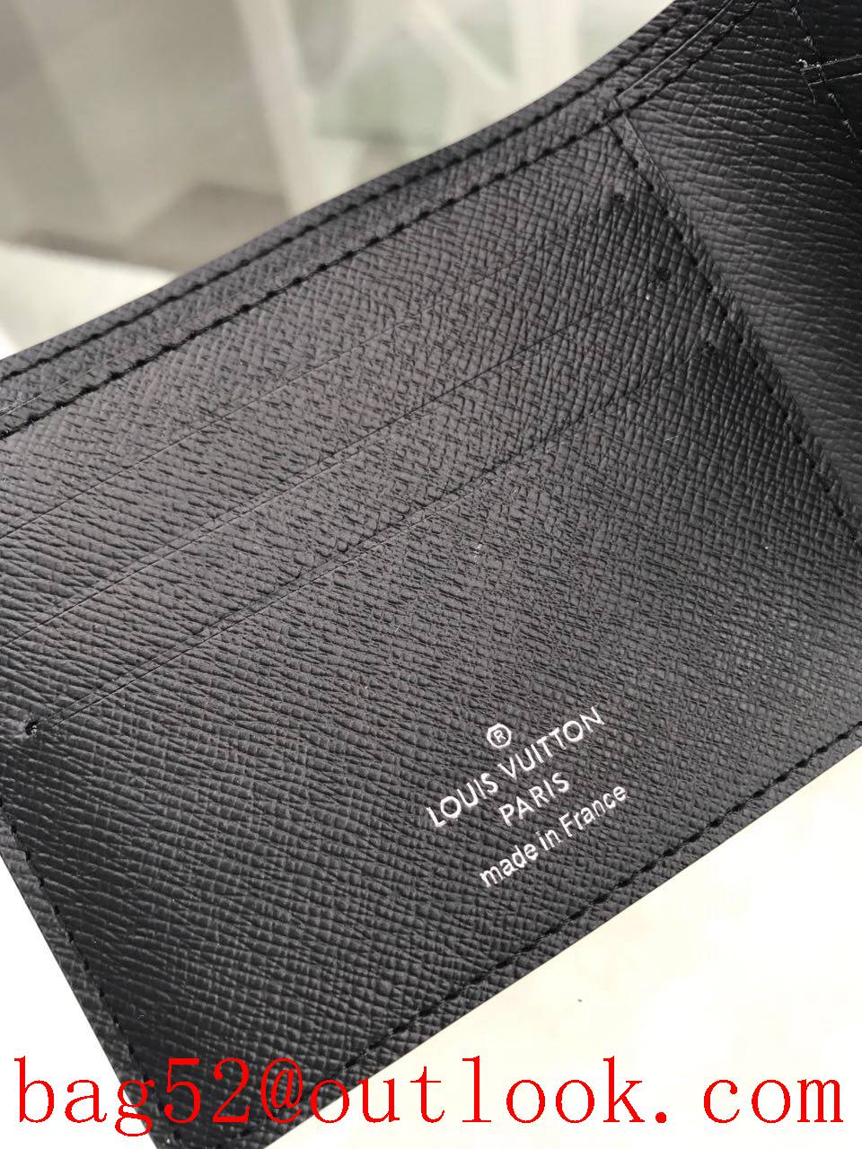 LV Louis Vuitton short League damier wallet purse N64439