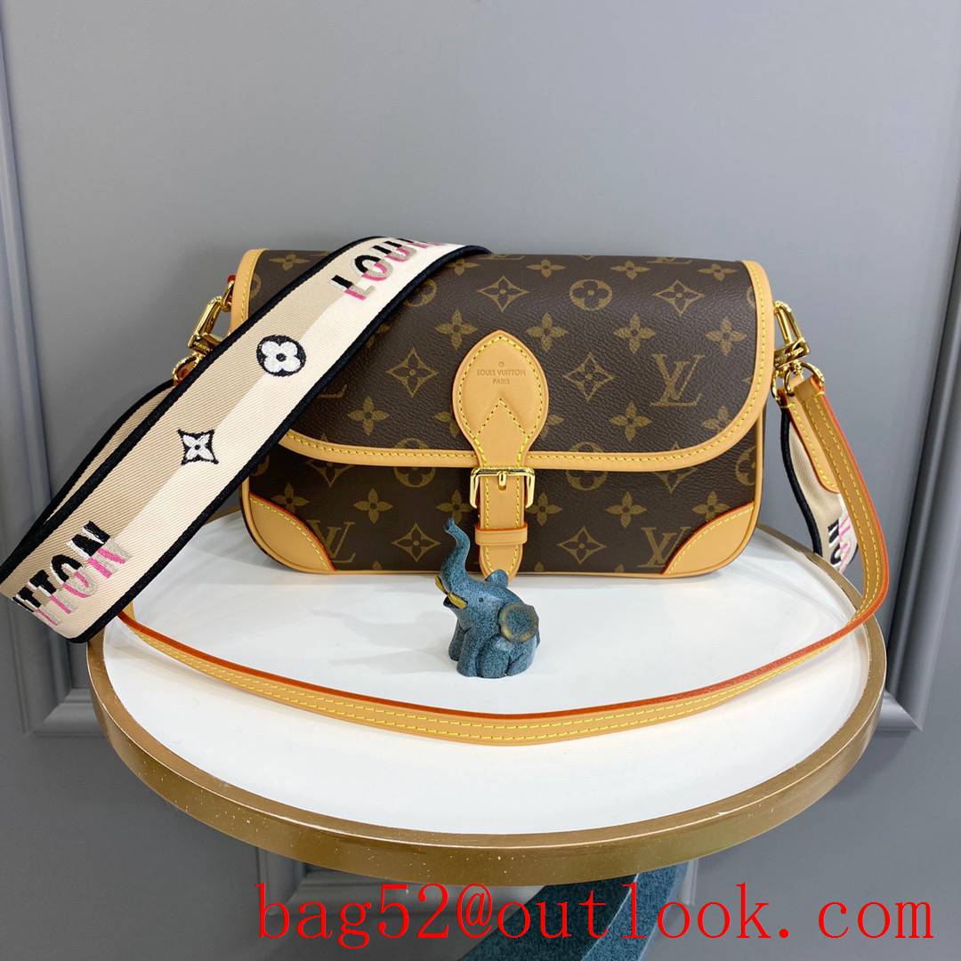 Louis Vuitton LV Monogram Canvas Diane Shoulder Bag Handbag M45985