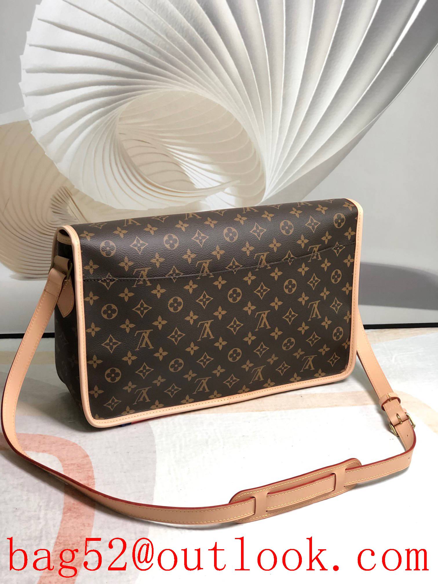 Louis Vuitton LV Monogram Canvas Boulogne Shoulder Bag Handbag M51273