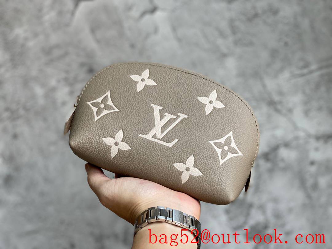 Louis Vuitton LV Pochette Cosmetic PM Bag Clutch Handbag M45951 Khaki
