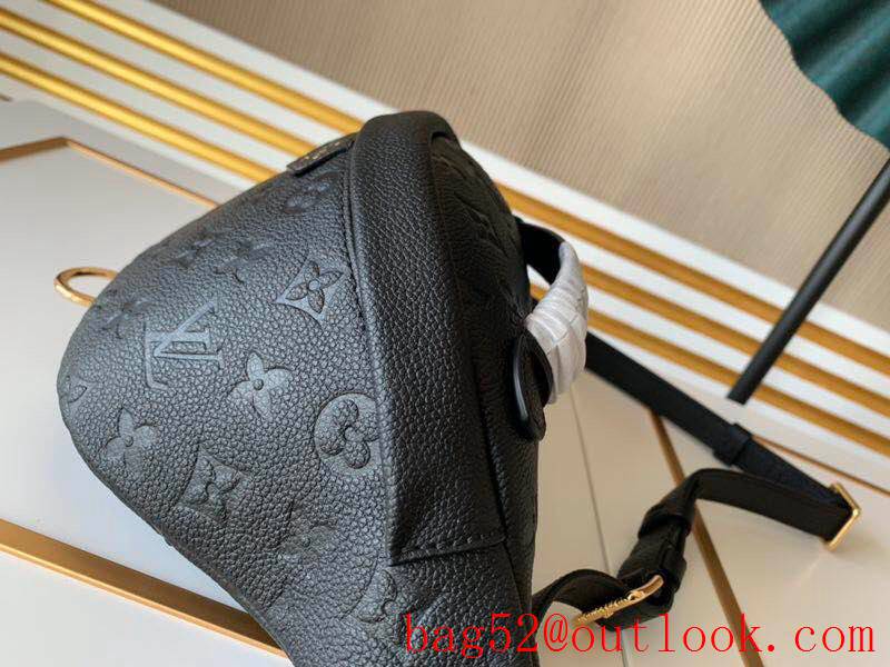 Louis Vuitton LV Monogram Empreinte Leather Bumbag Belt Bag M44812 Black