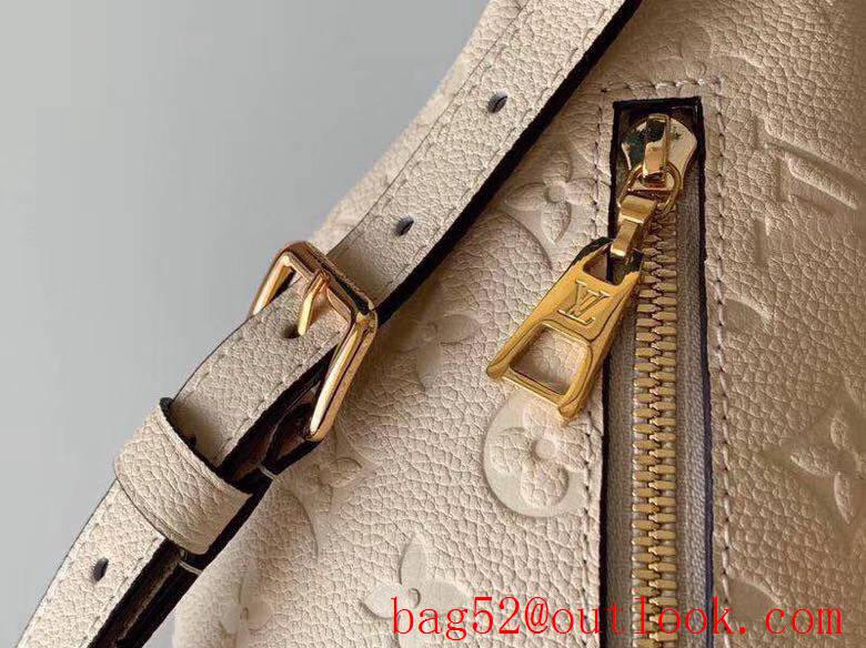 Louis Vuitton LV Monogram Empreinte Leather Bumbag Belt Bag M44836 Cream