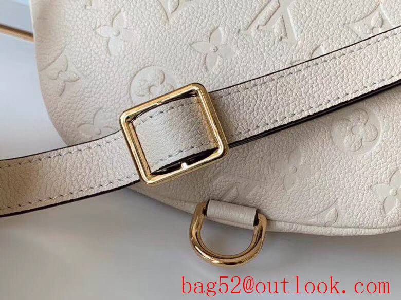 Louis Vuitton LV Monogram Empreinte Leather Bumbag Belt Bag M44836 Cream