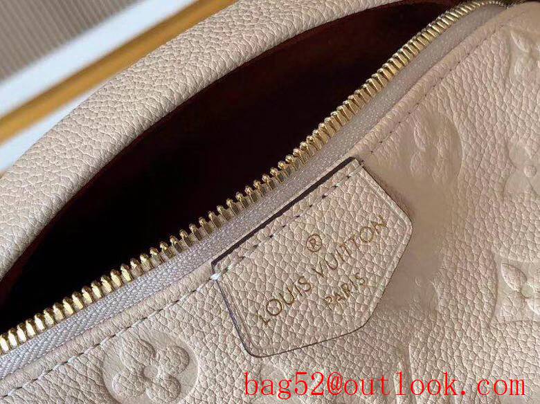 Louis Vuitton LV Monogram Empreinte Leather Bumbag Belt Bag M44836 Cream