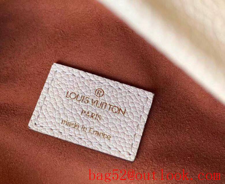 Louis Vuitton LV Monogram Empreinte Leather Bumbag Belt Bag M44836 Cream