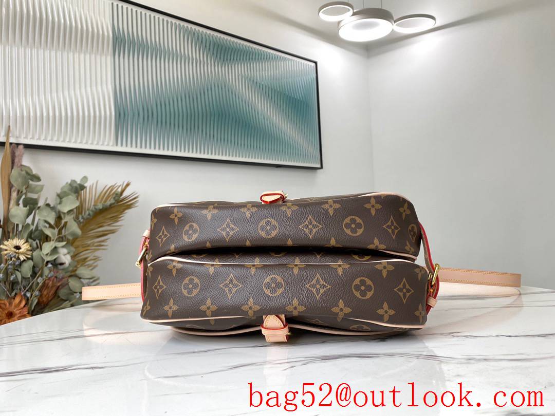 Louis Vuitton LV Monogram Canvas SAUMUR MM Shoulder Bag Handbag M40710