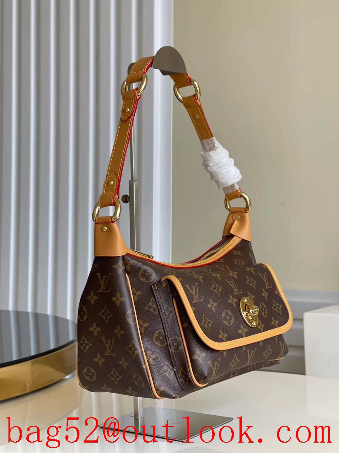 Louis Vuitton LV Monogram Canvas Tikal GM Shoulder Bag Handbag M40077