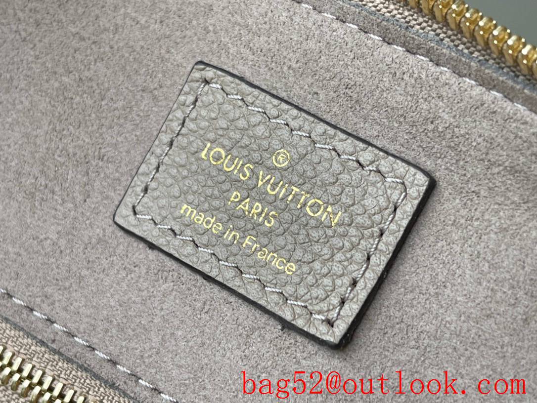 LV Louis Vuitton Monogram Speedy Bandouliere 25 Bag Handbag M58947 Gray