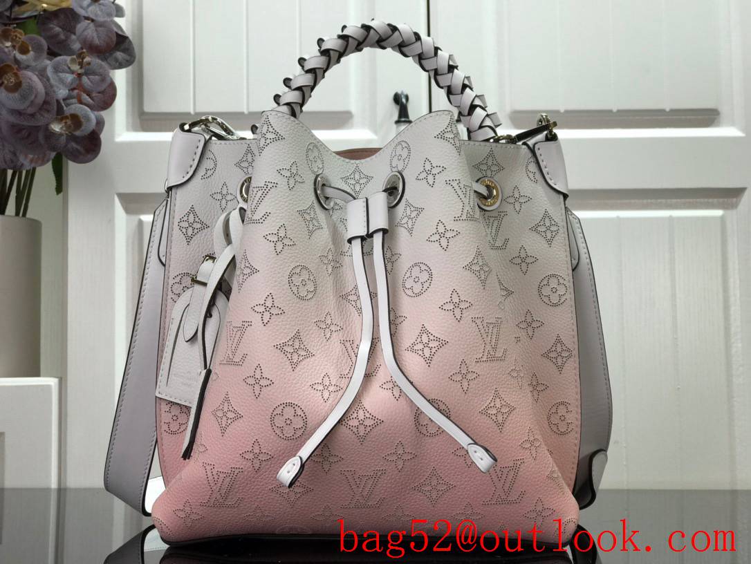 Louis Vuitton LV Monogram Leather Muria Bucket Bag Handbag M57853 Pink