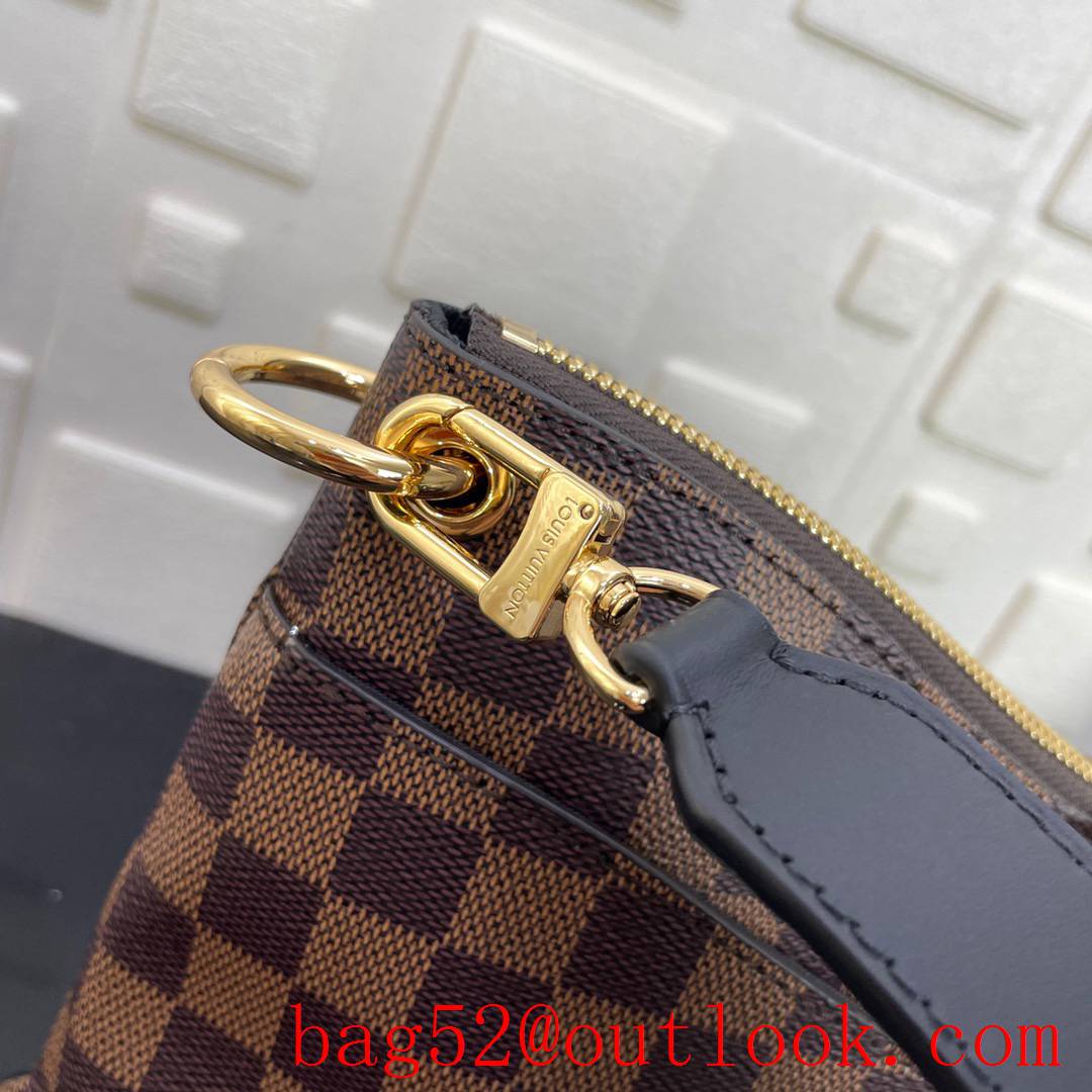 Louis Vuitton LV Damier Ebene Odeon MM Shoulder Bag Handbag N50062 Black