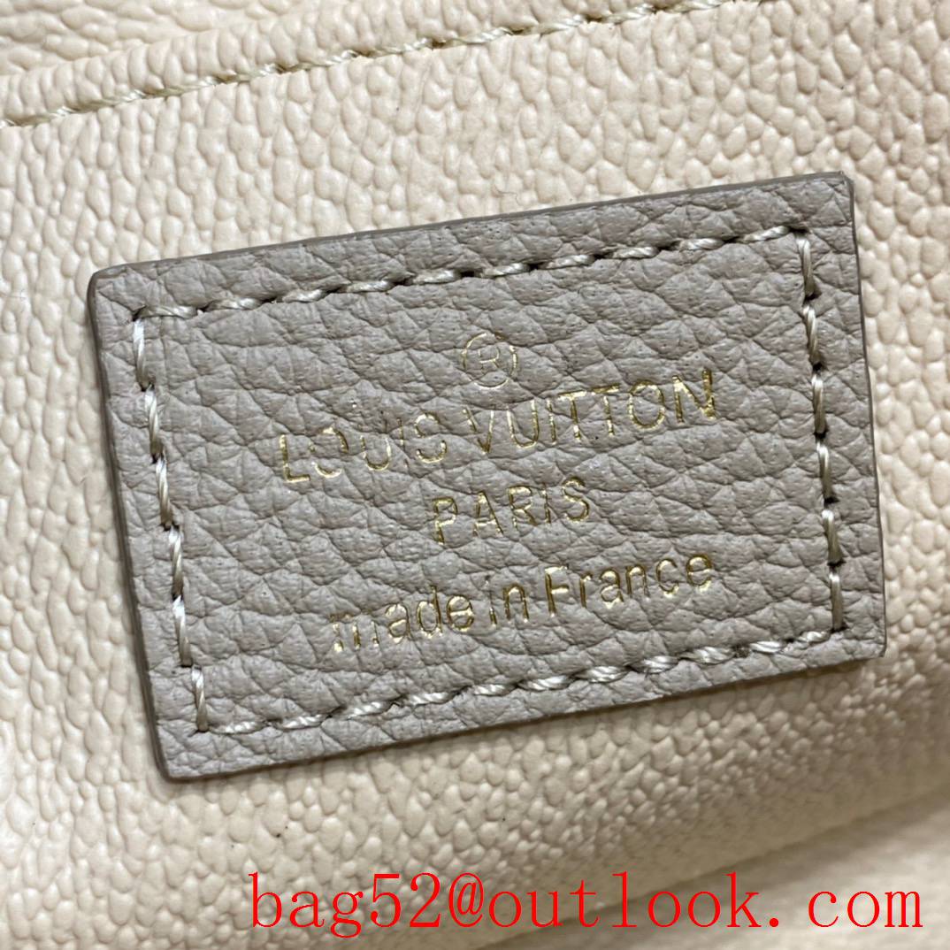 Louis Vuitton LV Monogram Leather Cosmetic Pouch PM Bag Clutch M69412 Gray