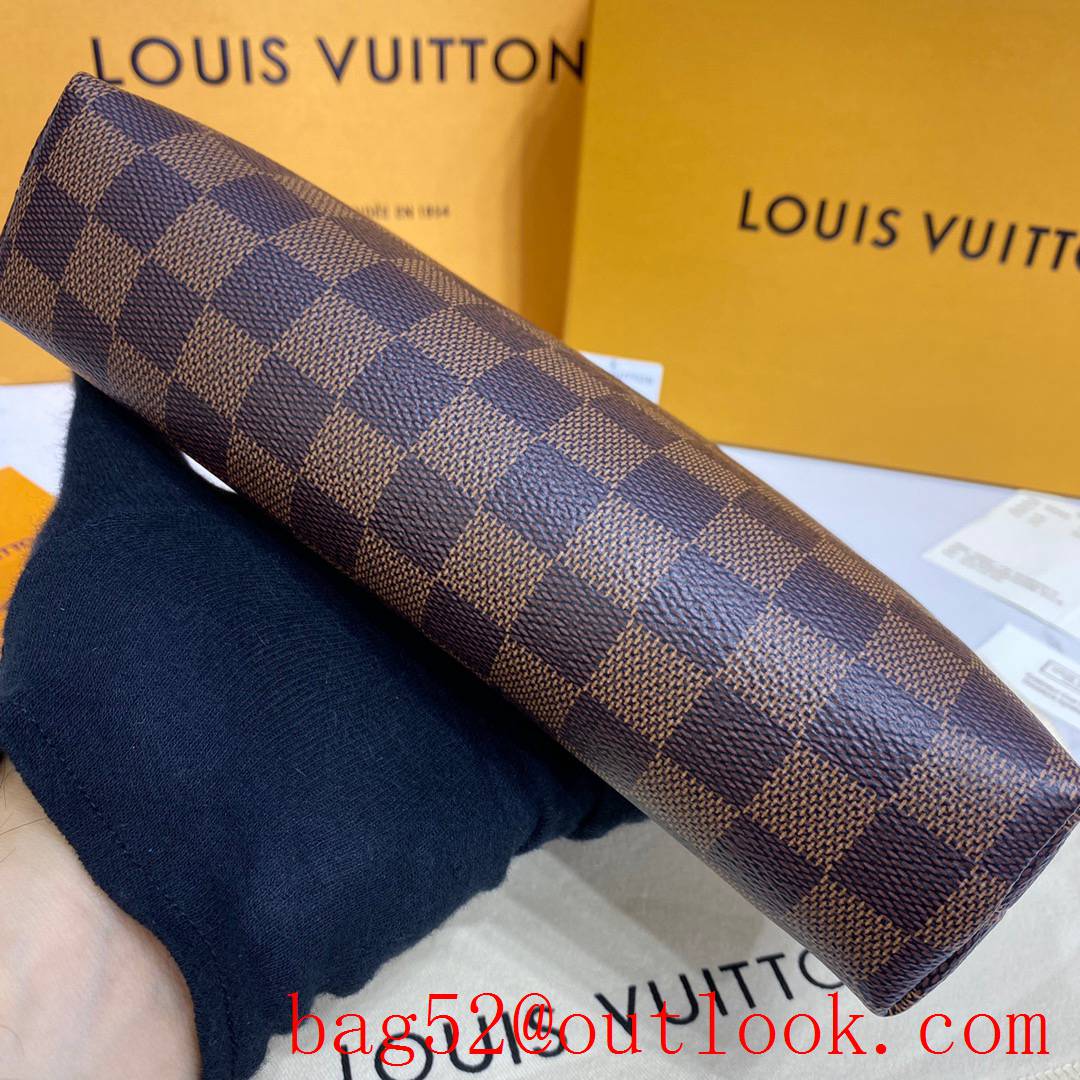 Louis Vuitton LV Damier Ebene Cosmetic Pouch GM Bag Clutch N23345 Brown