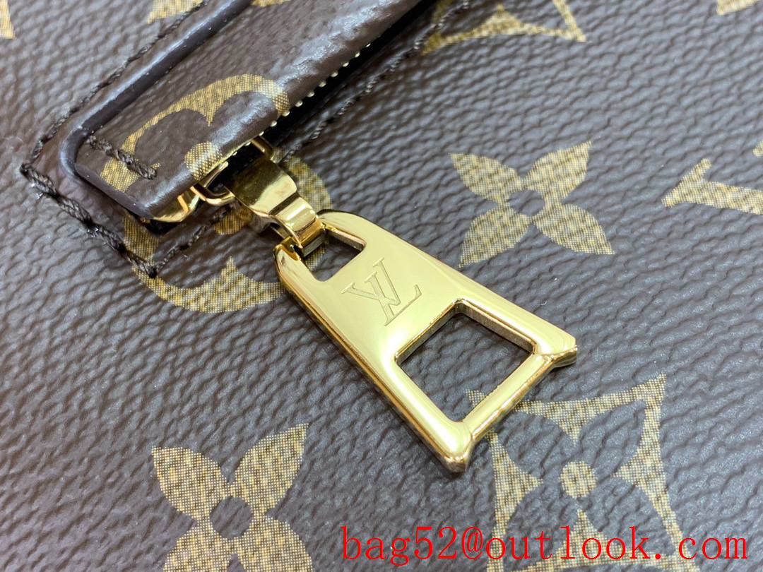 Louis Vuitton LV Monogram Canvas Montsouris PM Backpack Bag M45501 Black
