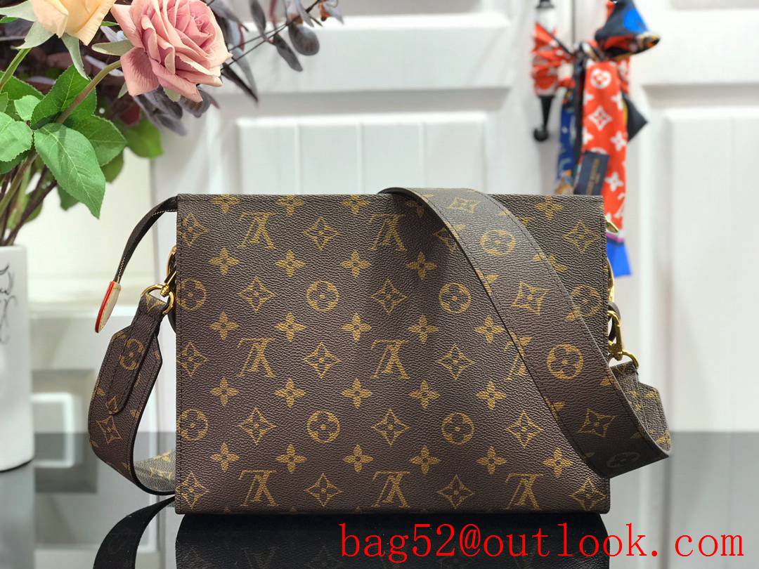 Louis Vuitton LV Monogram Canvas Toiletry Pouch Shoulder Bag M47542 Brown