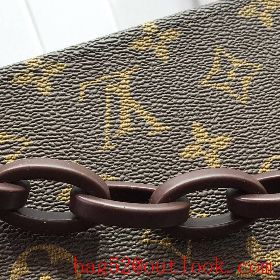 Louis Vuitton LV Monogram Canvas Toiletry Pouch Shoulder Bag M47542 Brown