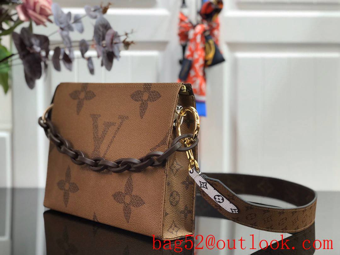 Louis Vuitton LV Monogram Canvas Toiletry Pouch Shoulder Bag M47542 Tan