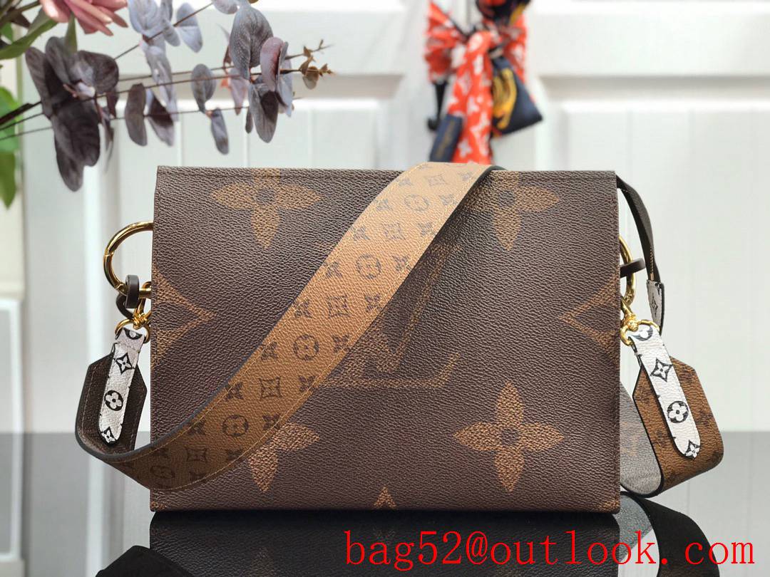 Louis Vuitton LV Monogram Canvas Toiletry Pouch Shoulder Bag M47542 Tan