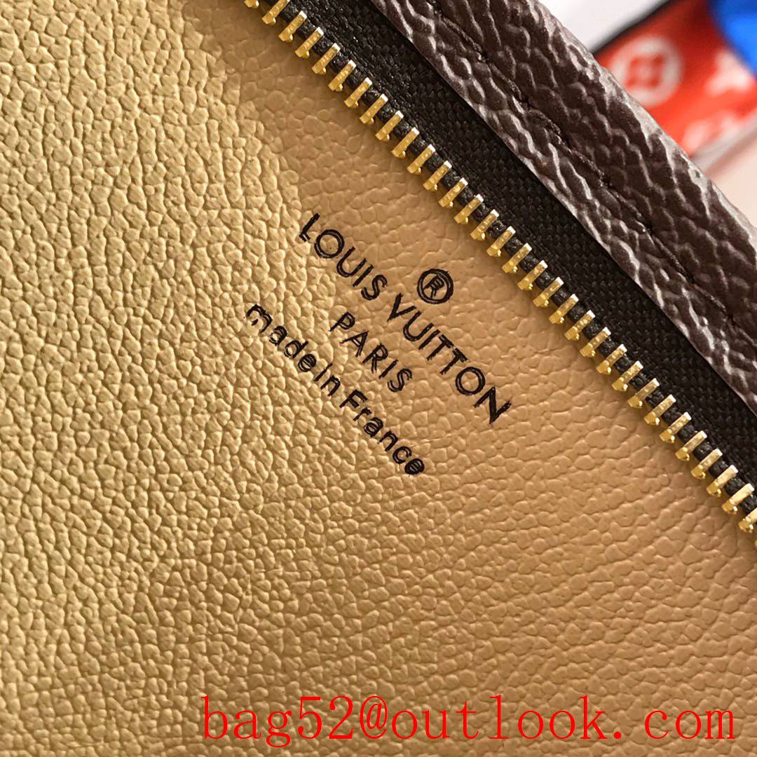 Louis Vuitton LV Monogram Canvas Toiletry Pouch Shoulder Bag M47542 Tan