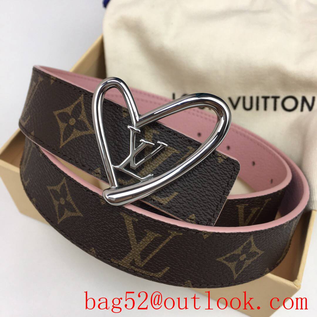 lv Louis Vuitton fall in love 30mm reversible belt 8 colors