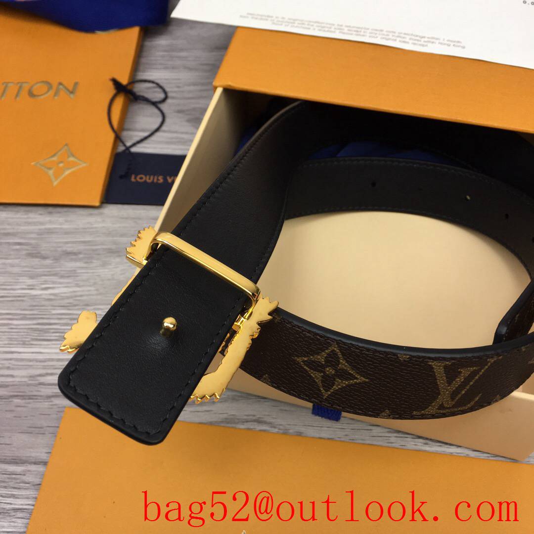 lv Louis Vuitton 30mm new initiales bucklet reversible belt 3 colors