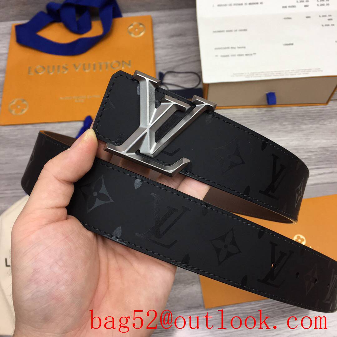 lv Louis Vuitton men 40mm initiales optic reversible belt 3 colors