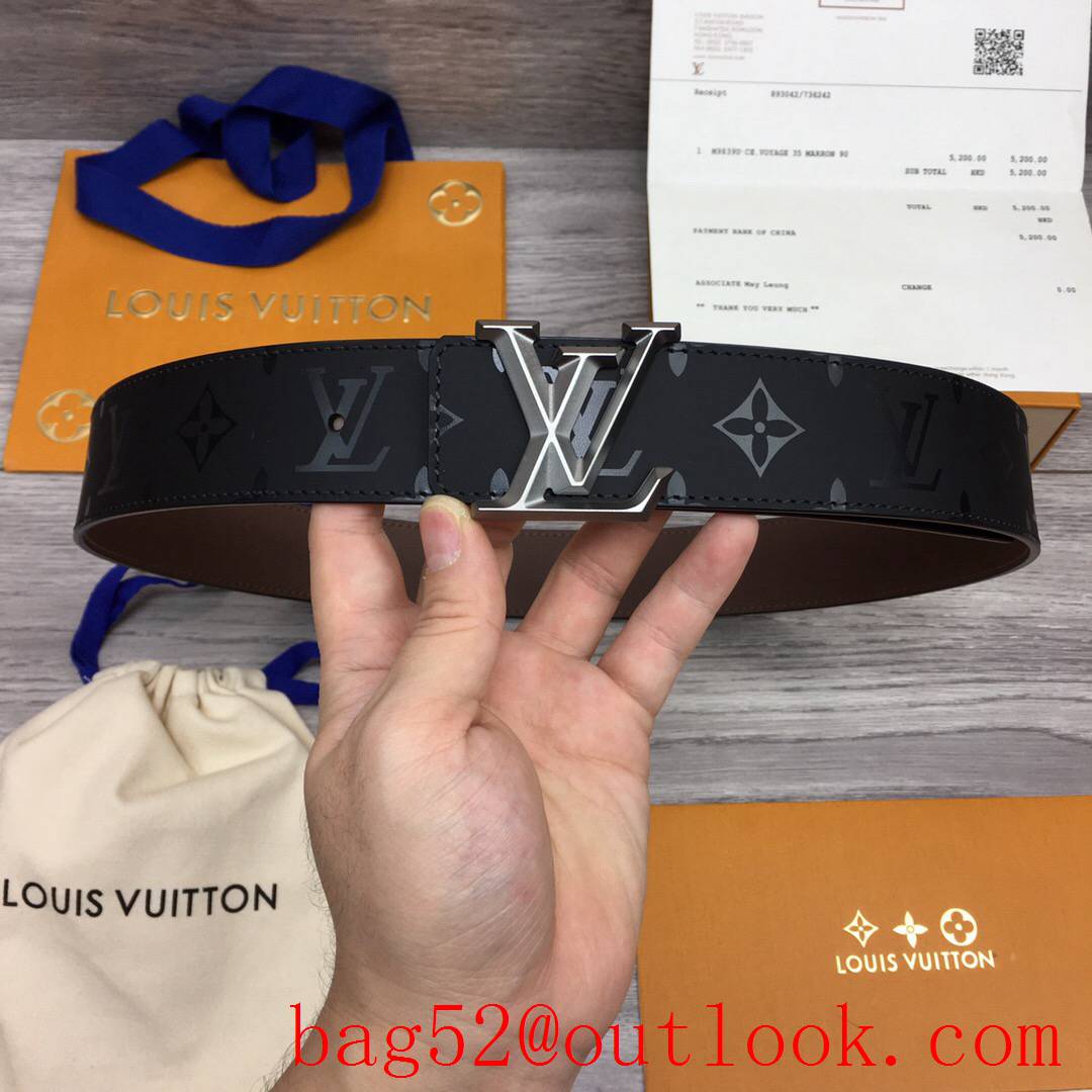 lv Louis Vuitton men 40mm initiales optic reversible belt 3 colors