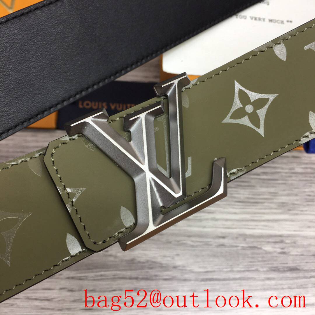 lv Louis Vuitton men 40mm initiales optic reversible belt 3 colors