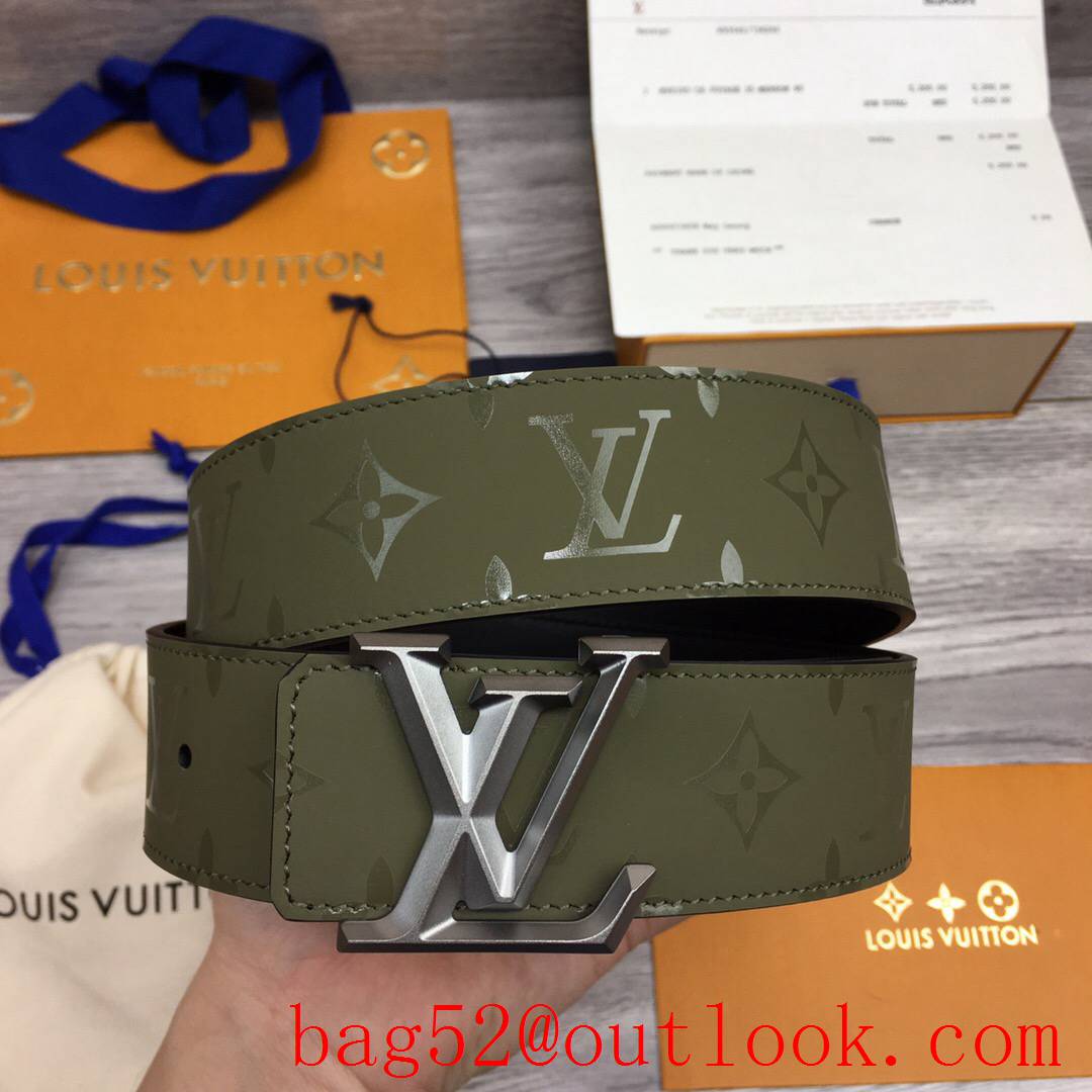 lv Louis Vuitton men 40mm initiales optic reversible belt 3 colors