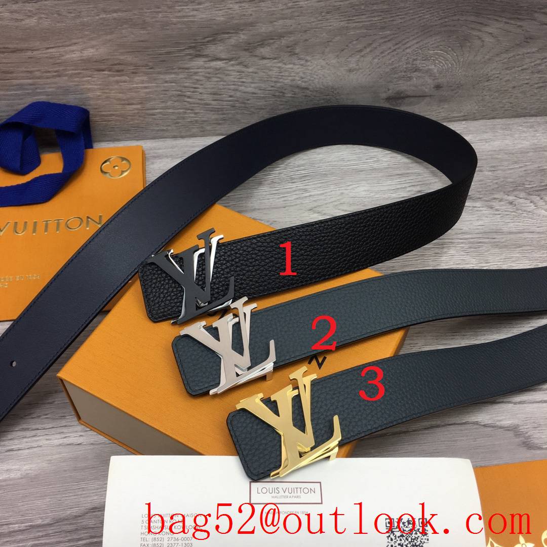 lv Louis Vuitton 40mm shake leather initiales reversible belt 3 colors